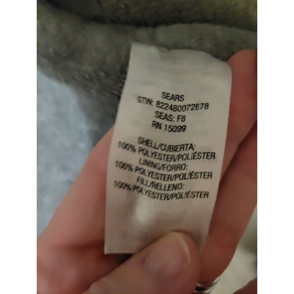 Outdoor Life Hooded Jacket Men Small Black Zip Winter Lightweight - Picture 7 of 7